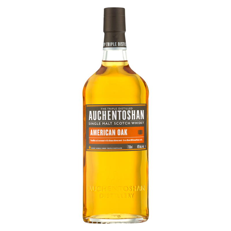 Auchentoshan American Oak Lowland Single Malt Scotch Whisky 750 Ml