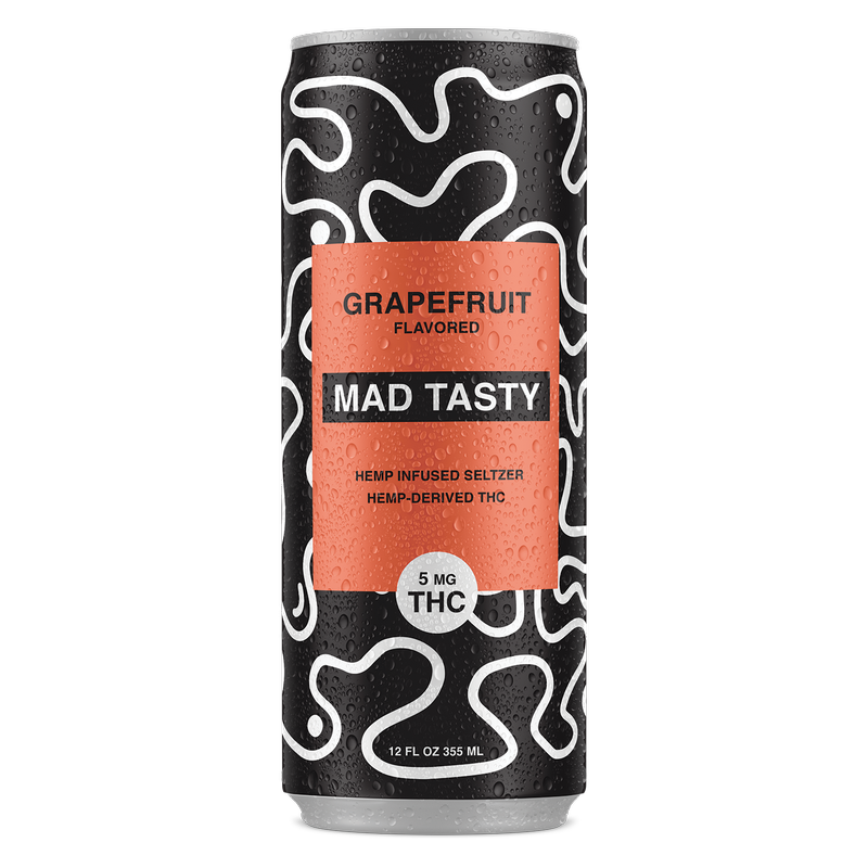 Mad Tasty 5mg THC Grapefruit Seltzer 12oz Can