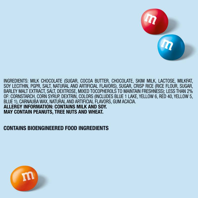 M&Ms Crunchy Cookie Candies Share Size 2.83oz
