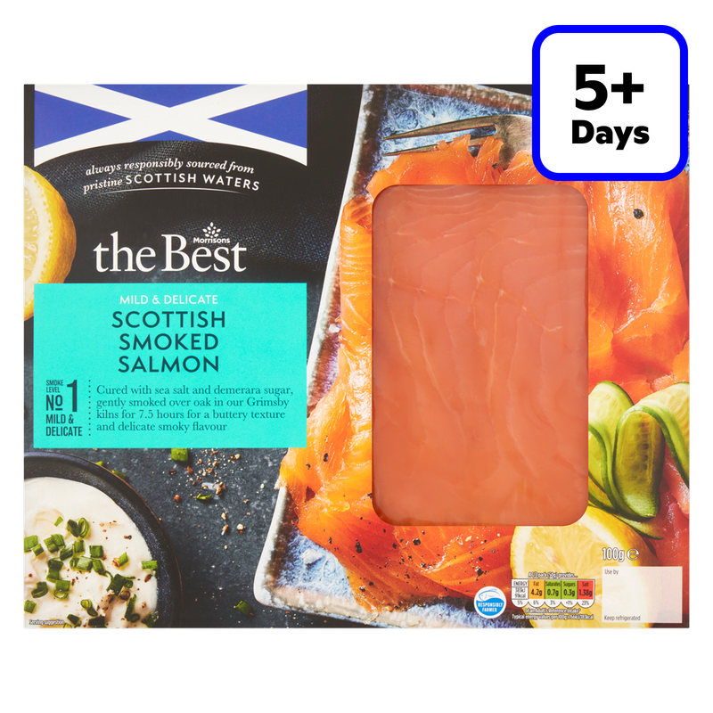 Morrisons The Best Mild Smoked Salmon, 100g