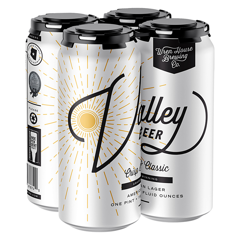 Wren House Valley Beer Lager 4pk 16oz Cans