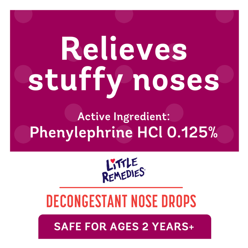 Little Remedies Decongestant Nose Drops 0.5oz