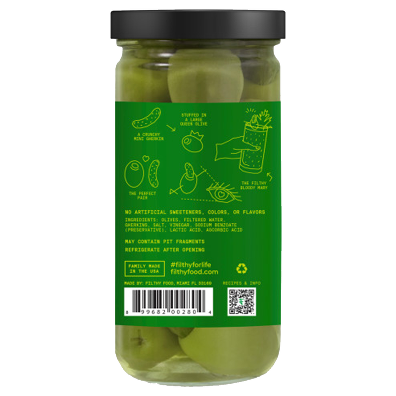 Filthy Pickle Stuffed Olives 8oz