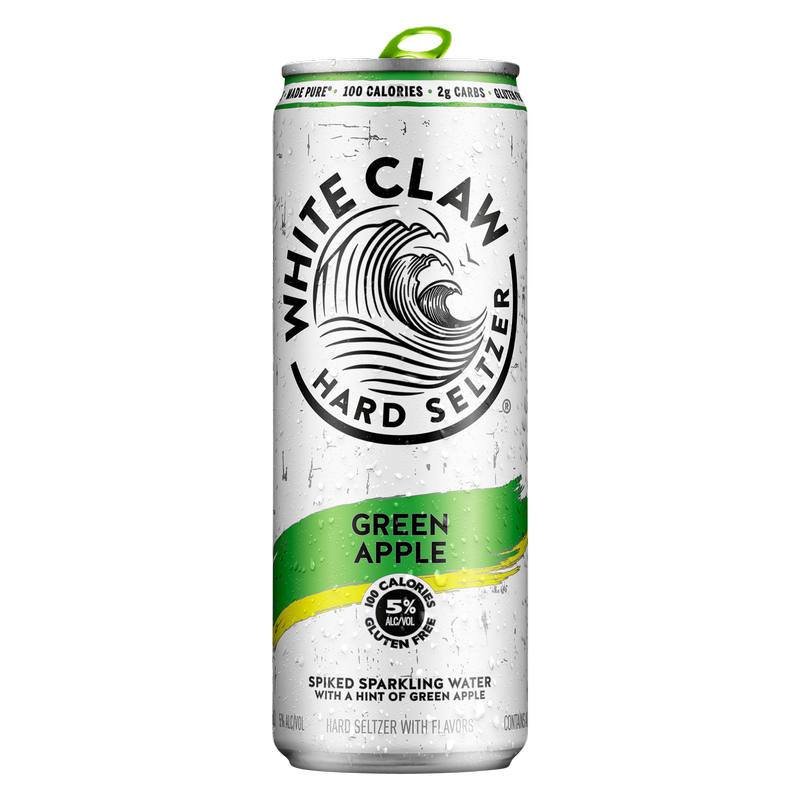 White Claw Seltzer Green Apple 6pk 12oz Can 5.0% ABV