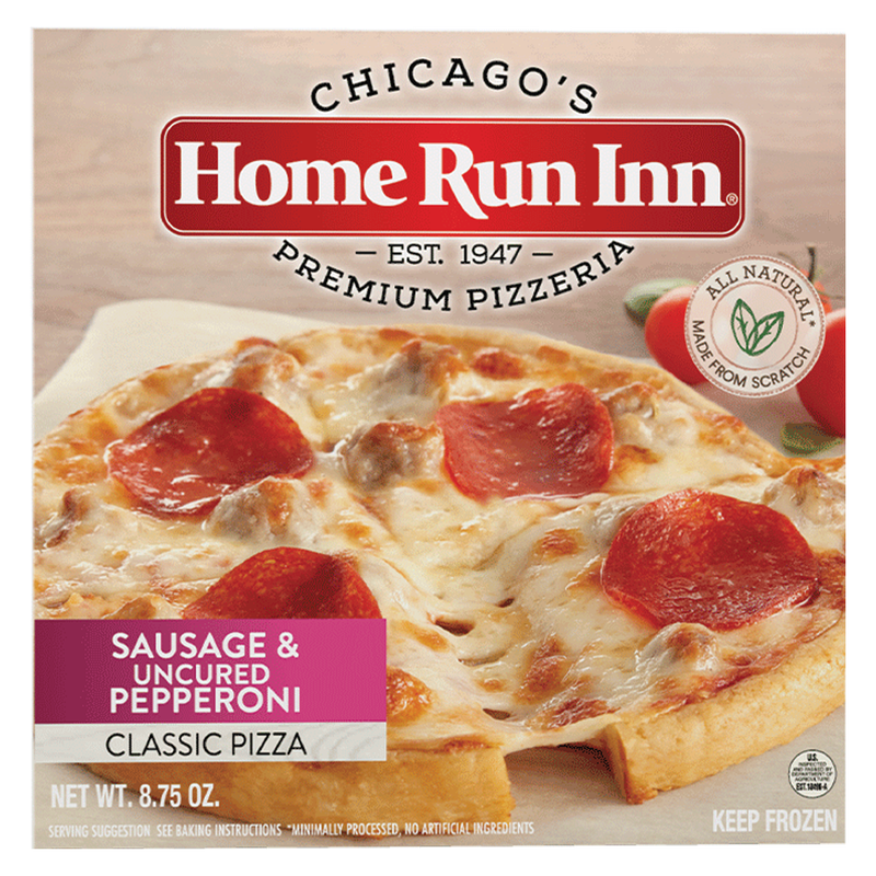 Home Run Inn Classic Sausage and Pepperoni Pizza 6in