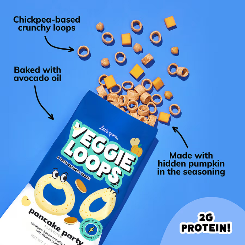 Little Spoon Pancake Party Veggie Loops 4oz Bag