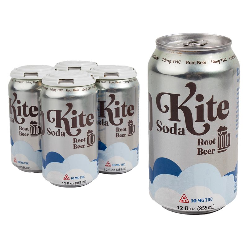 Kite 10mg THC Rootbeer 4pk 12oz Can