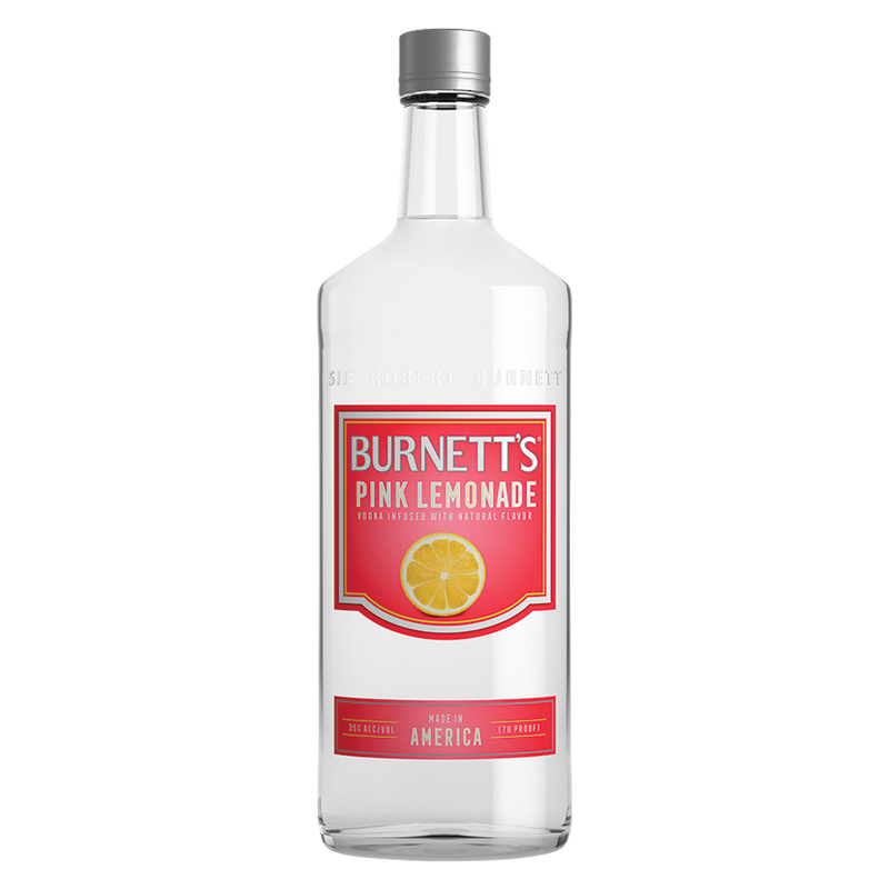 Burnett's Pink Lemonade Vodka 1L (70 Proof)