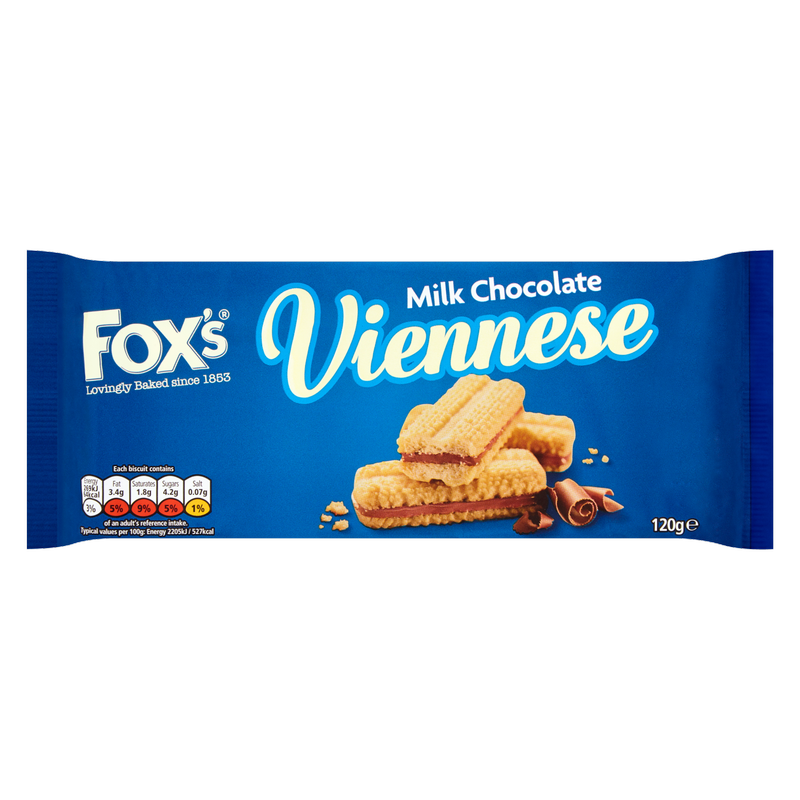 Fox's Viennese Chocolate Sandwich, 120g