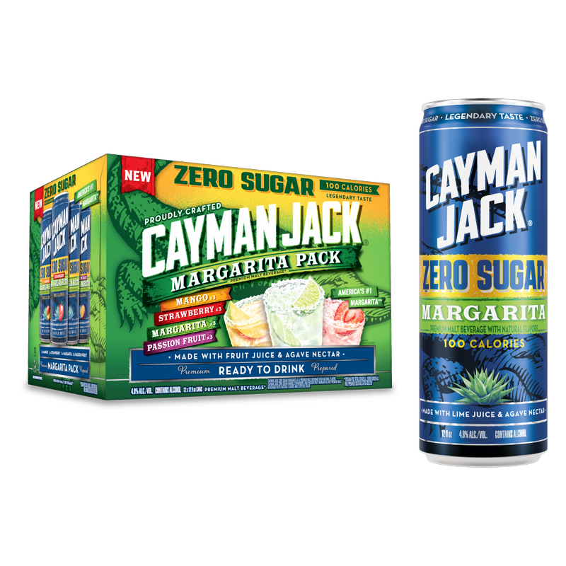 Cayman Jack Zero Sugar Margarita 12pk 12oz Cans 4.8% ABV