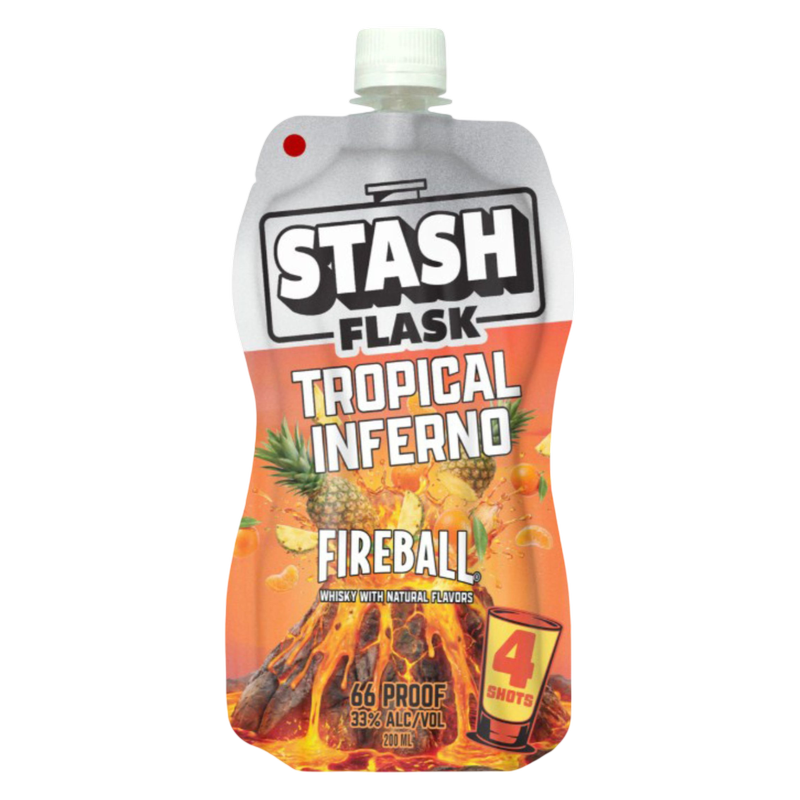 Fireball Stash Flask Tropical Inferno 200ml