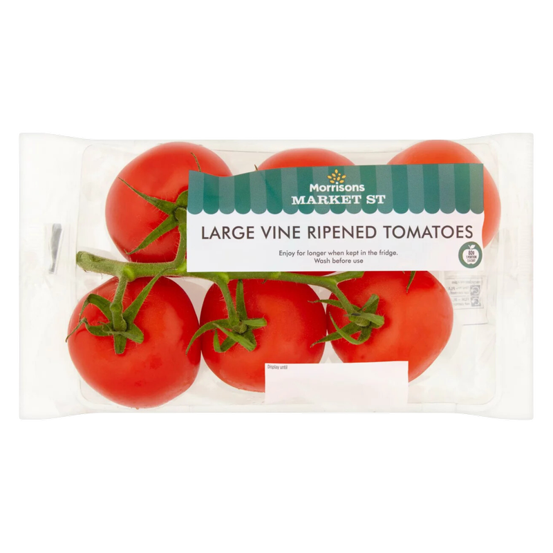 Morrisons Large Vine Ripened Tomatoes, 6pcs