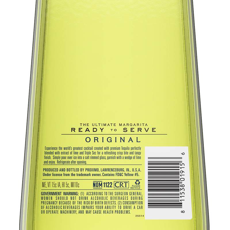 1800 The Ultimate Margarita Original Ready to Drink Cocktail 1.75L 9.95% ABV