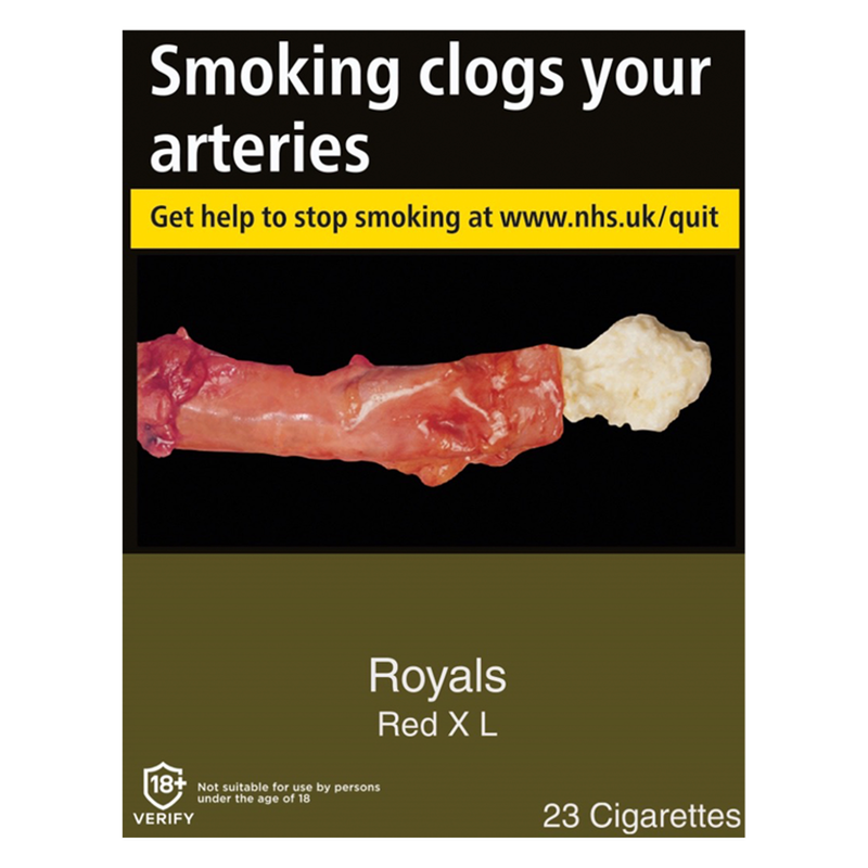 Royals Red Cigarettes, 23pcs