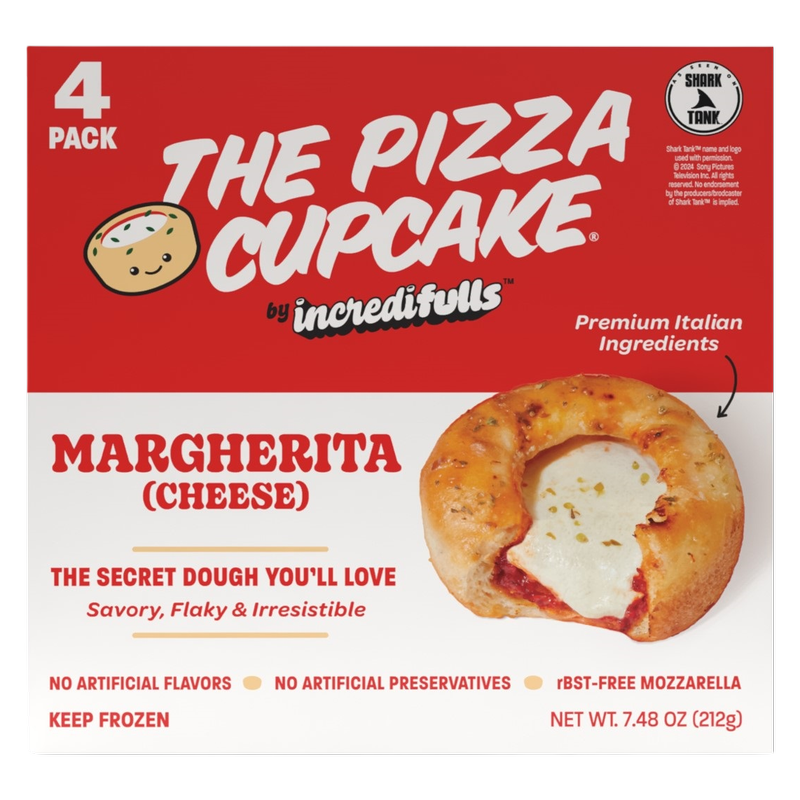 Incredifulls Margherita Pizza Cupcake  4pk