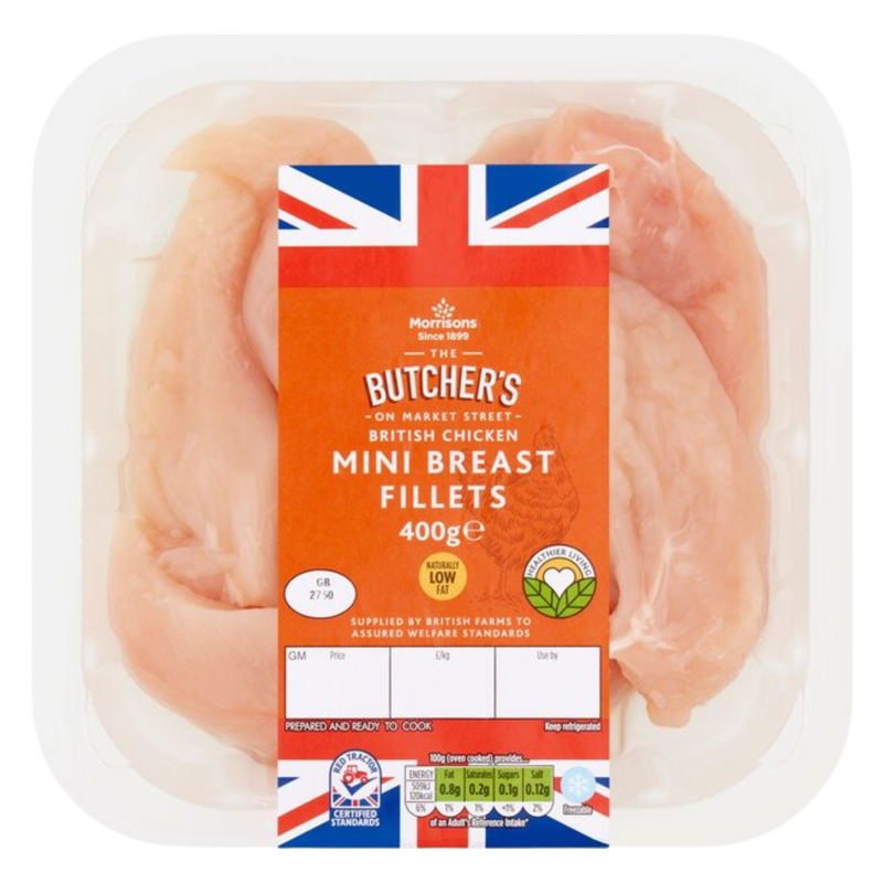 Morrisons British Chicken Mini Breast Fillets, 400g