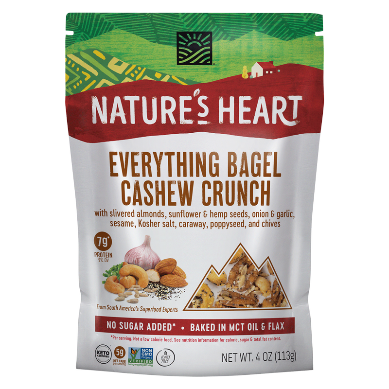 Nature's Heart Everything Bagel Cashew Crunch