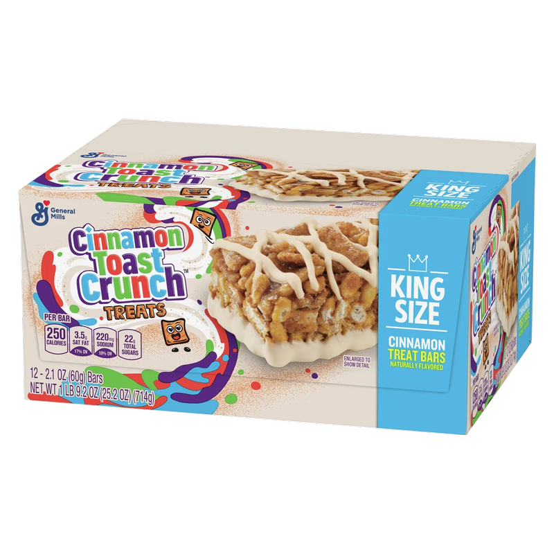 Cinnamon Toast Crunch Cereal Bar Case 12 ct
