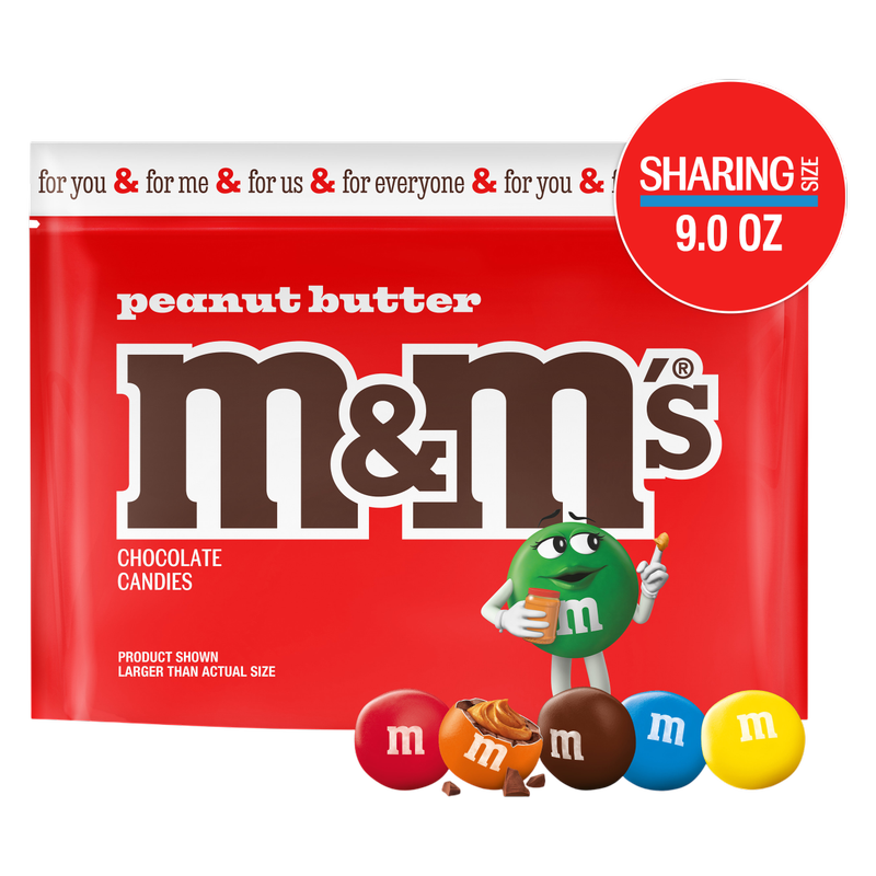 M&M's Peanut Butter Milk Chocolate Candies 9oz