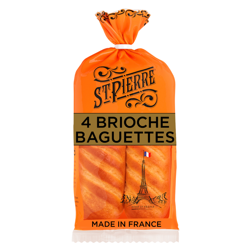 St Pierre 4 Brioche Baguettes, 340g