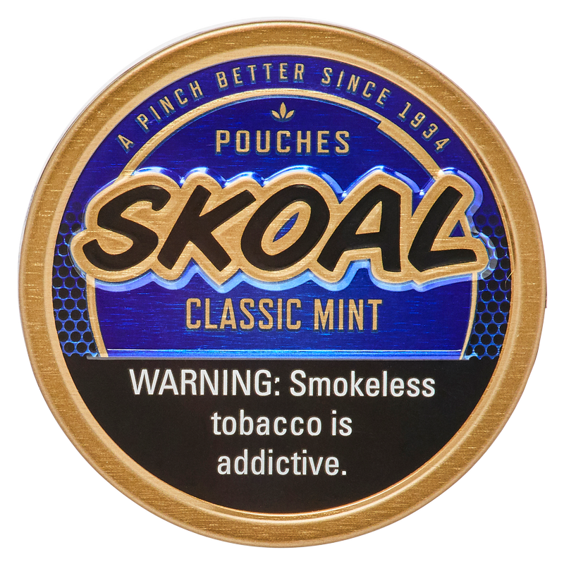Skoal Classic Mint Chewing Tobacco Pouches 0.82oz