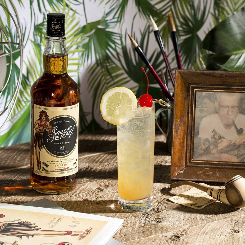 Sailor Jerry Rum Spiced 750ml (92 Proof)