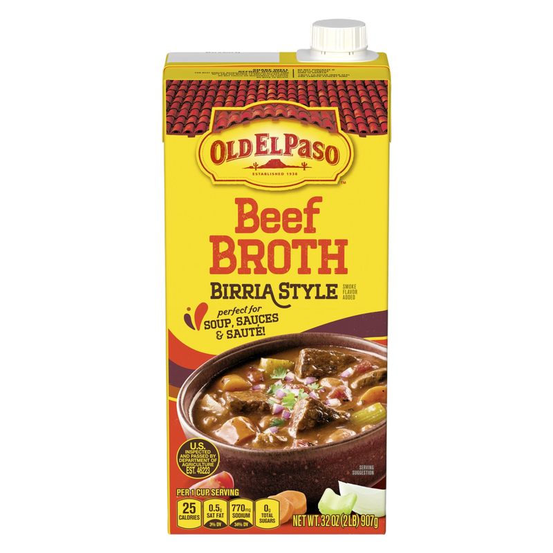 Old El Paso Beef Broth Birria Style 32oz