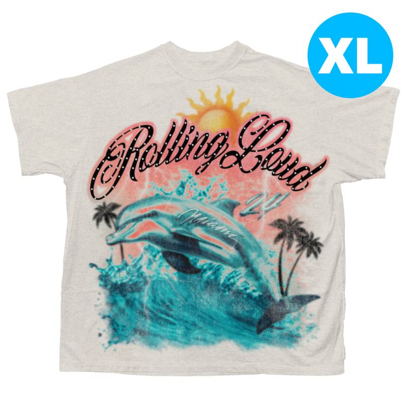 Rolling Loud Miami 24 Splash Tee-X-Large
