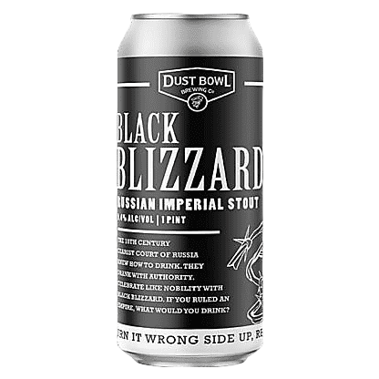 Dust Bowl Brewing Black Blizzard Russian Imperial Stout 4pk 16oz Can