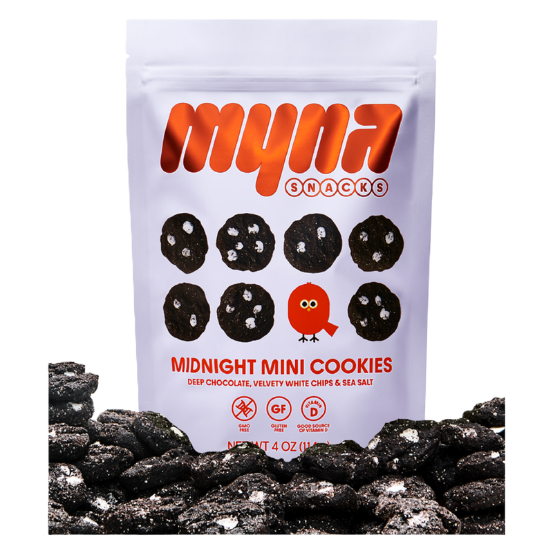 Myna Midnight Mini Cookies 4oz