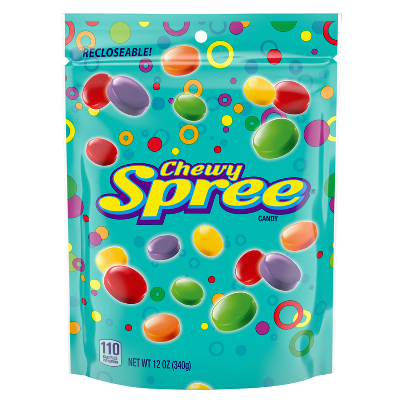 Wonka Spree Original Hard Candy, Resealable Bag, 12 oz