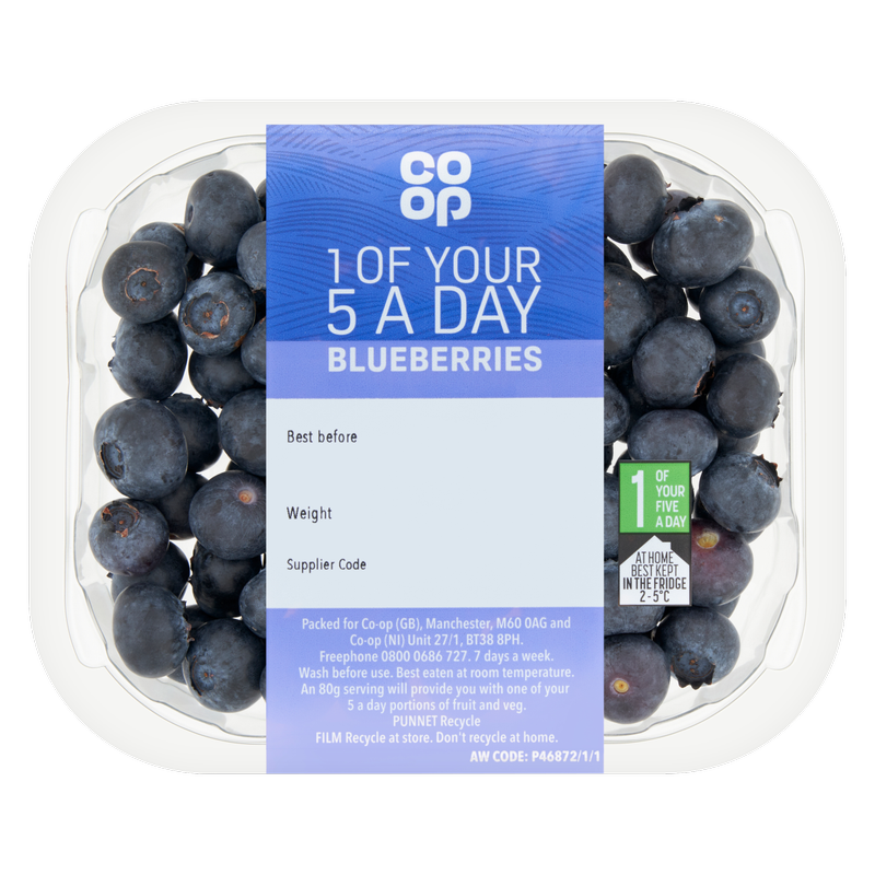 Co-op Blueberry Punnet, 150g