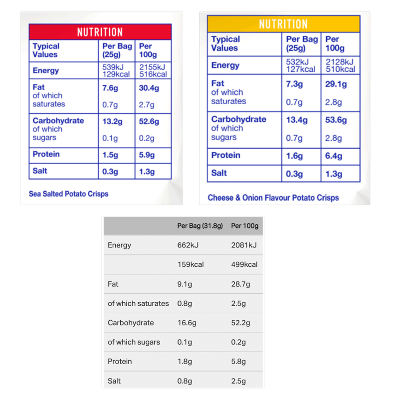 Seabrook Variety Crisps, 6pcs