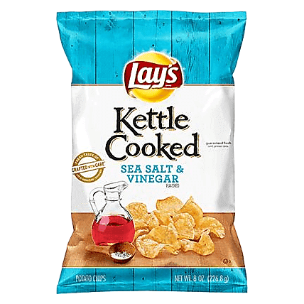 Lay's Kettle Cooked Sale & Vinegar Chips 8oz