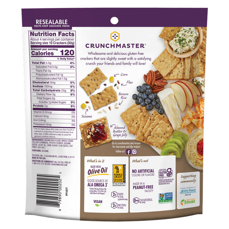 Crunchmaster® Sea Salt Multi-Grain Crackers 4oz