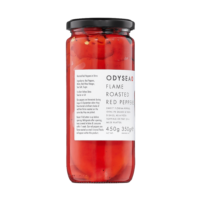 Odysea Roasted Red Peppers, 350g