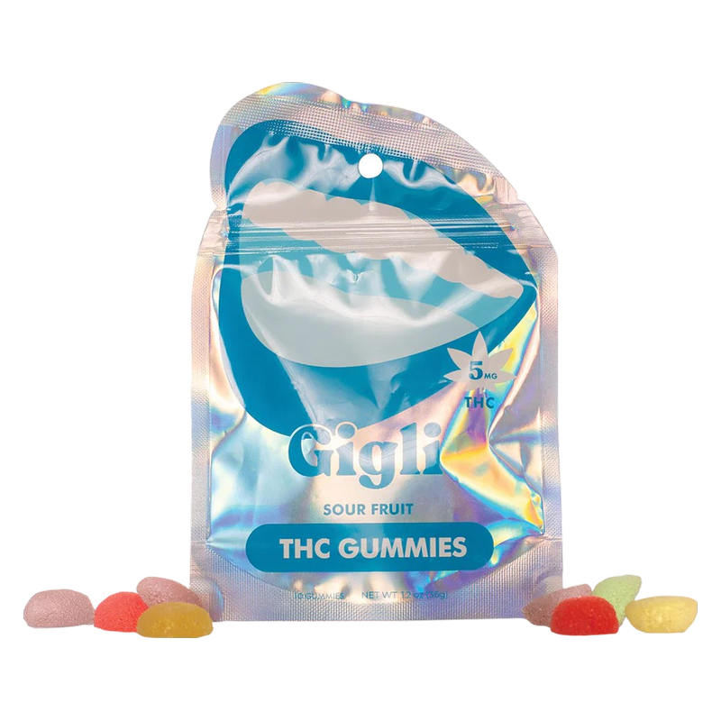 Gigli Sour Fruit THC-Infused Gummies 5 mg THC, 10 ct.