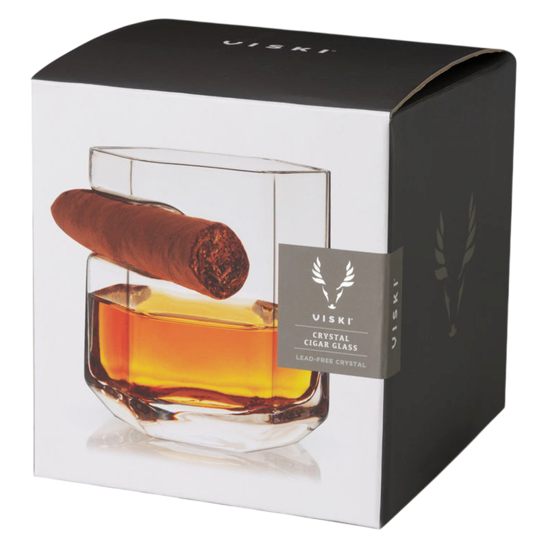 Viski Crystal Cigar Glass