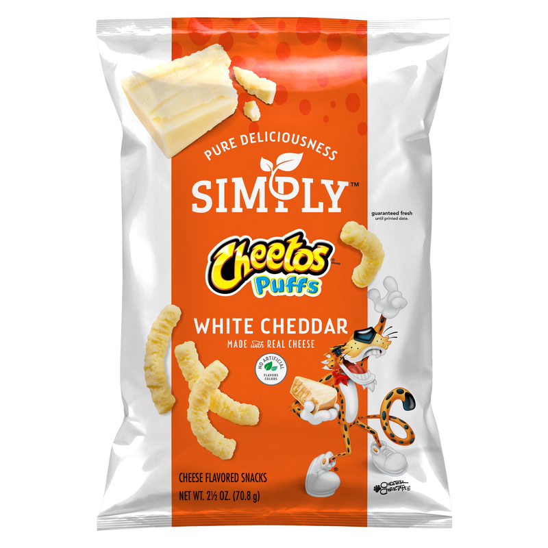 Simply Cheetos Puffs White Cheddar 2.5oz
