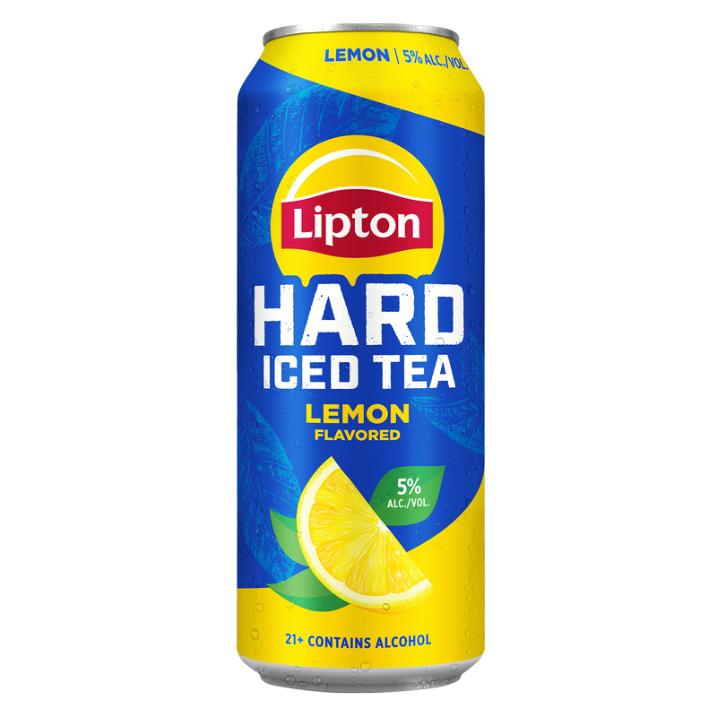 Lipton Hard Iced Tea Lemon 24oz Single Can Single 24oz Can 5% ABV
