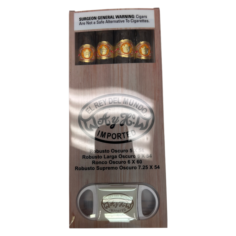 El Rey Del Mundo 4-Pack with Cutter