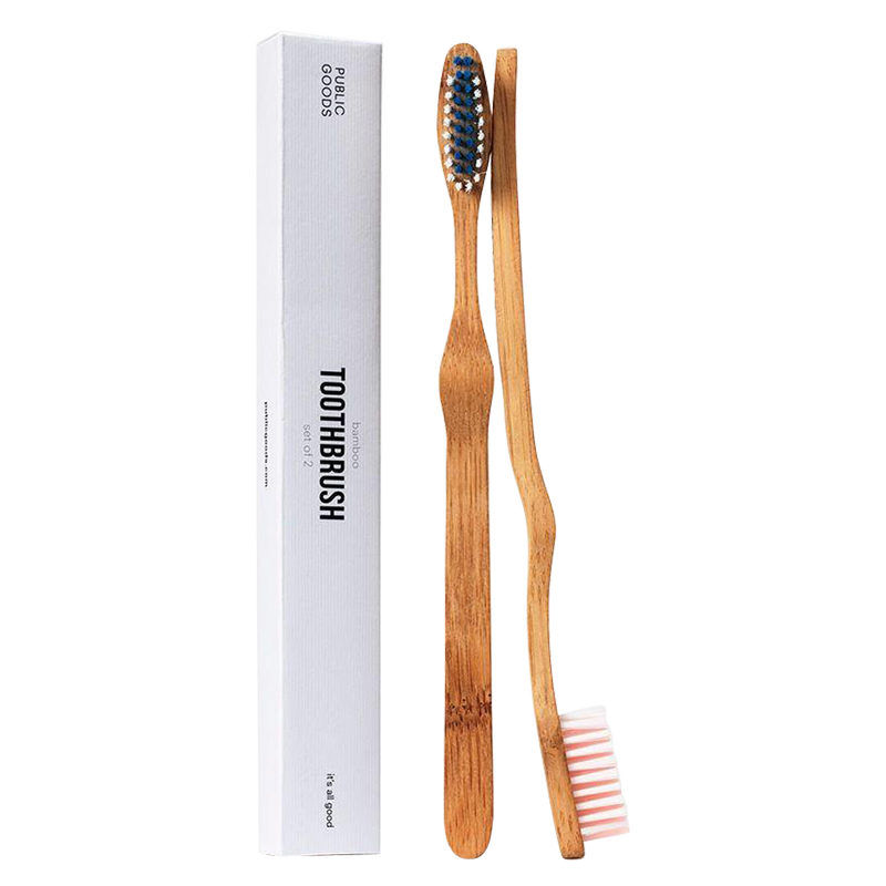 Public Goods Bamboo Toothbrush 2ct