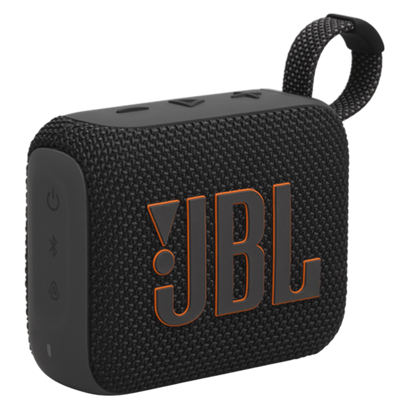 JBL Go 4 Black Portable Bluetooth Speaker