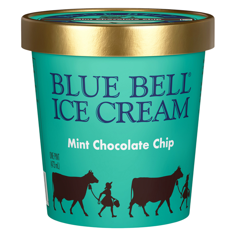 Blue Bell Mint Chocolate Chip Ice Cream Pint