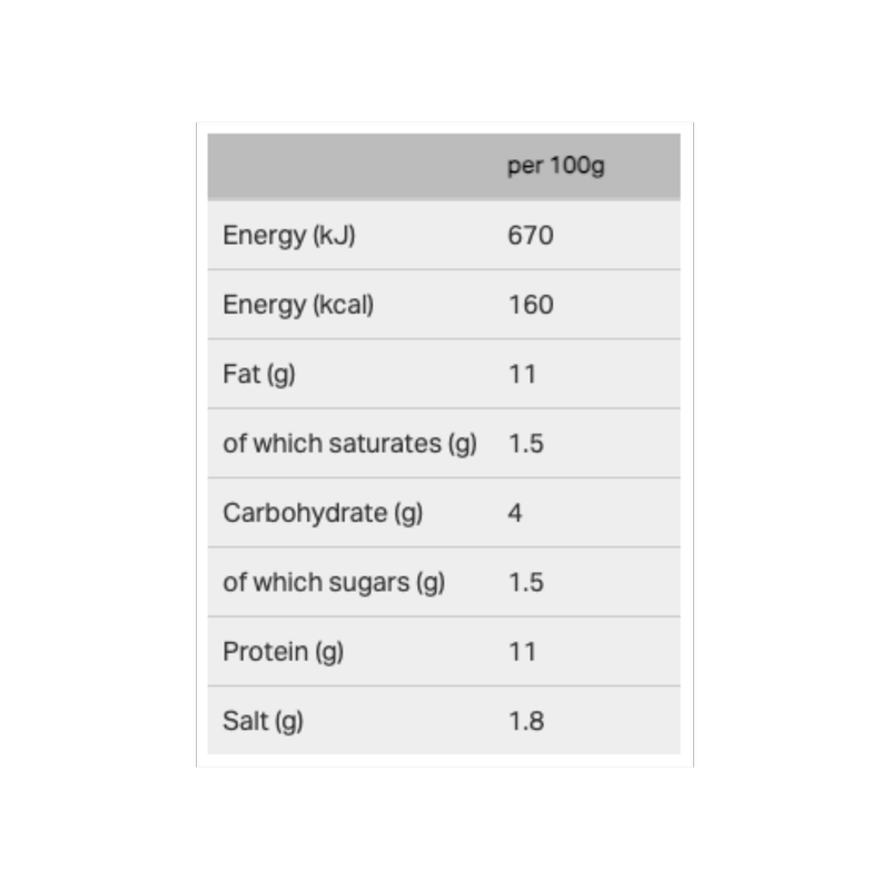 Tahira Chicken Frankfurters, 10 x 34g