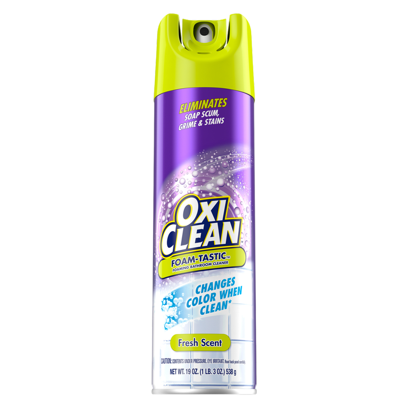 Oxiclean Foam-Tastic Foaming Bathroom Cleaner Fresh 19 oz