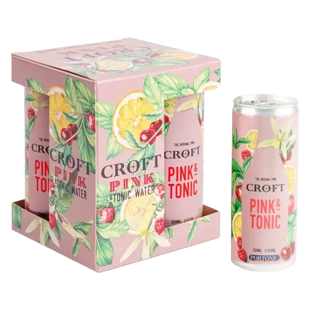Croft Pink & Tonic 4pk 250ml Cans