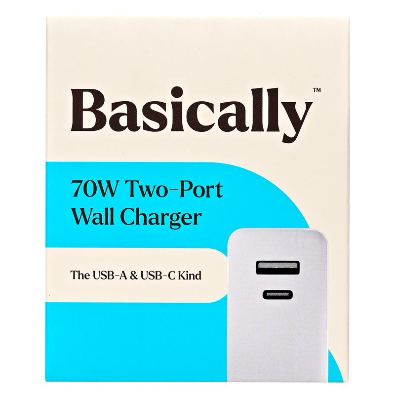 Basically 70W Two-Port Wall Charger