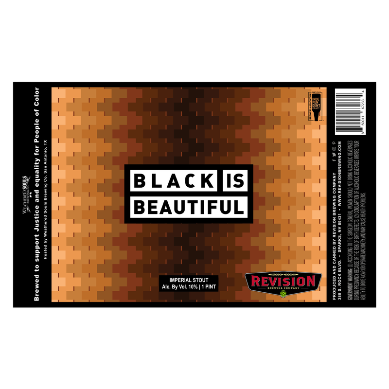 Revision Brewing Co. Black Is Beautiful Imperial Stout (4PKC 16 OZ)