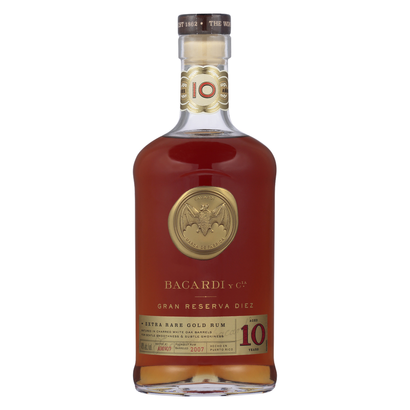 Bacardi Gran Reserva 10 Year Rum 750 ml